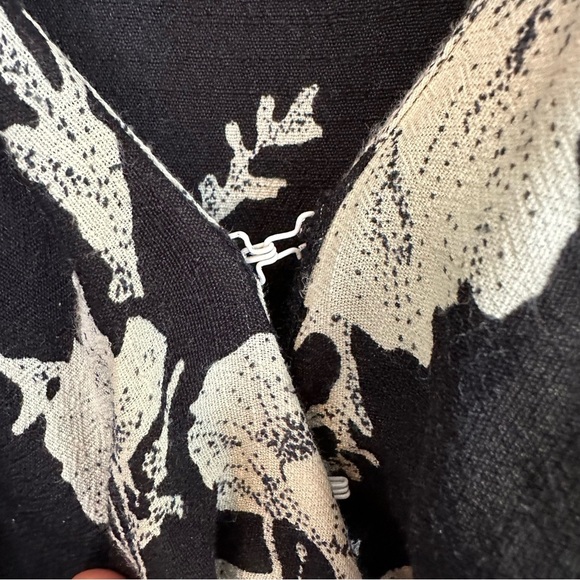 Free People French Quarter Floral Ruffle Wrap Mini Dress M - Picture 8 of 11